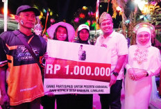 Karnaval Budaya di Babakan Lumajang Meriah, Kades Beri Sumbangan Rp1 Juta Per Peserta