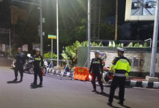 Rombongan Pesilat Pulang Jalur Kediri Kota Dijaga Ketat Polisi