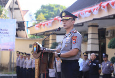 Apel Pagi, Kapolres Kediri Kota Beri Penekanan Keras: Disiplin, Integritas dan Kesiapsiagaan
