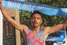 Personel Ditpolairud Polda Jatim Raih Juara Geswara Fun Run 5K di Pamekasan