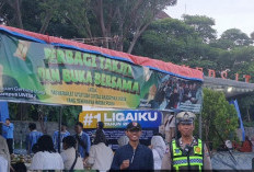 Polsek Lakarsantri Gelar Patroli Hoofdbureau Ngabuburit di Gerbang Unesa