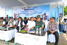 Polres Ngawi Amankan Kunjungan Kerja Dirut Bulog di Geneng, Panen Raya Padi Dukung Swasembada Pangan