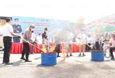 Polres Pelabuhan Tanjung Perak Musnahkan Sabu dan Ganja