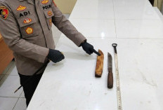 Pemuda Bawa Sajam 35 Cm ke Warung Kopi di Malang Diamankan Polisi