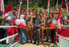 Jembatan Garuda Desa Samar Pagerwojo Diresmikan, Warga Apresiasi Presiden Prabowo