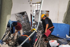 Labfor Polda Jatim Turun Tangan Selidiki Ledakan Mesin Pengering SPPG Kandangan 2 Ngawi