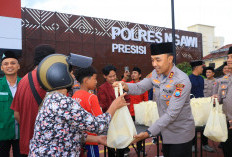Indahnya Ramadan, Polres Ngawi Bersama Forpimda dan Elemen Masyarakat Berbagi Takjil untuk Warga