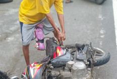 Gagal Nyalip, 2 Sepeda Motor Kecelakaan di Driyorejo Gresik, 4 Orang Terluka