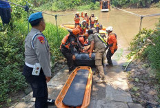 Polsek Krian dan Tim SAR Temukan Korban Terseret Arus di Hari Kelima Pencarian