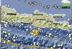Gempa Berkekuatan 2,4 Magnitudo Guncang Pacitan