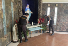 Polres Ngawi Sterilisasi Gereja Pastikan Ibadah Paskah Aman Kondusif