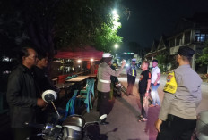 Polsek Pabean Cantikan Sisir Titik Rawan Antisipasi Tawuran dan Kejahatan 3C di Surabaya