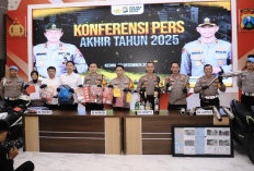 Polres Kediri Kota Paparkan Kinerja 2025, Angka Kriminalitas Alami Kenaikan