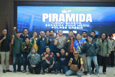 Polres Gresik Gelar Ngopi Bareng Media Lewat Program Piramida