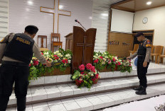 Sterilisasi Gereja, Polres Ngawi Pastikan Ibadah Aman 