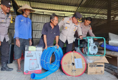 Dukung Ketahanan Pangan, Polres Pelabuhan Tanjung Perak Salurkan Alat Pertanian di Kenjeran