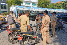 Bapenda Lamongan Gelar Apel Kendaraan Dinas, Pajak Menunggak Langsung Dibayar
