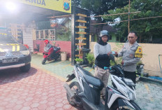 Pemudik Kelelahan Bermalam di Polsek Padas, Petugas Beri Pelayanan Humanis