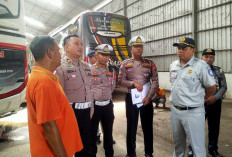 Polres Ngawi Gelar Ramp Check Massal, Pastikan Angkutan Umum Aman Beroperasi Akhir Tahun