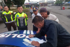 Berulang Melanggar, Satlantas Polres Kediri Kota Tahan Bus Bagong