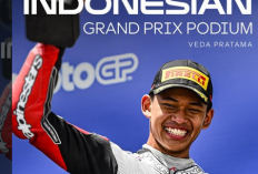 Veda Ega Pratama Ukir Sejarah, Raih Podium Ketiga di Moto3 Brasil