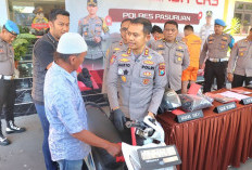  Residivis Curanmor Diamankan di Gudang Katul, Motor Diserahkan ke Pemilik Asli