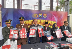 Polres Tulungagung Ungkap 70 Kasus Narkoba, Sita 815 Gram Sabu dan 219 Ribu Pil Dobel L