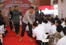 Kapolres Kediri Beri Motivasi Peserta Binlat Karakter Jati Diri Bangsa