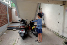 Curanmor Simo Gunung Libatkan Seorang Perempuan, Motor Scoopy Raib Terekam CCTV
