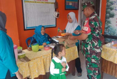Pendampingan Babinsa di Posyandu Nogosari Lumajang, Wujud Kepedulian Kesehatan Generasi