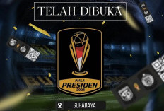 Ini Daftar Harga Tiket Piala Presiden 2026 di Surabaya dan Bandung Resmi Dirilis