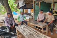 Akrab, Polisi Ngawi Ngopi Bareng Warga Padas