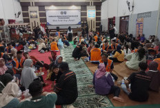 Obati Rindu di Lapas Tulungagung, Warga Binaan Buka Puasa Bareng Keluarga