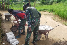 Satgas TMMD Angkut Bata, Rumah Sayyi Segera Terwujud