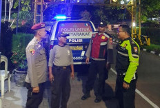 Cegah Kriminalitas, Unit Patroli Mobile Polsek Rungkut Sisir Pemukiman Warga