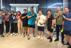 Tingkatkan Loyalitas Nasabah, BRI BO Surabaya HR Muhammad Gelar Olahraga Padel Bersama