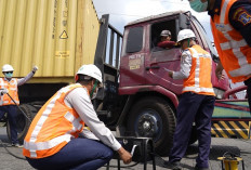 Pelindo Targetkan 100 Truk Peti Kemas Ikuti Uji Emisi di Terminal Teluk Lamong Surabaya