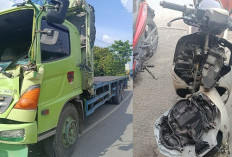 Kecelakaan Maut di Driyorejo Gresik, Truk Tronton Rem Blong Tewaskan Pemotor