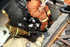 Ditinggal Masak, Atap Dua Rumah di Bulak Banteng Surabaya Terbakar