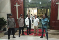 Jamin Kekhusyukan Ibadah Paskah, Kapolsek Lakarsantri Pimpin Langsung Pengamanan Ketat di Gereja Bukit Kasih