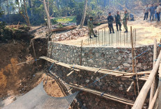 Jembatan Belimbing Sumenep Segera Dipasang Besi WF, Dandim: Akses Warga Harus Lancar