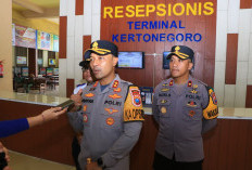 Pastikan Mudik Aman Keluarga Bahagia, Kapolres Ngawi Cek Terminal Kertonegoro 