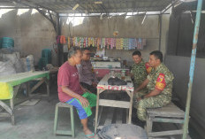 Perkuat Sinergitas TNI-Polri, Polsek Rungkut Sosialisasikan Layanan Call Center 110 kepada Warga