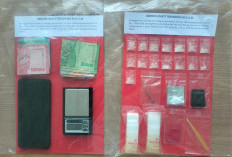 Polisi Bekuk Pengedar Driyorejo Gresik, 15 Klip Sabu Seberat 7,356 Gram Diamankan