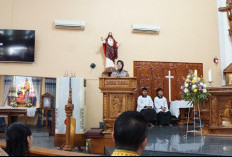Serap Aspirasi Jemaat Lewat Minggu Kasih, Kapolres Bojonegoro Sambangi Gereja
