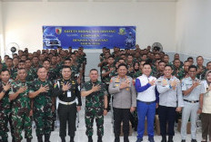 Satlantas Polresta Malang Kota Beri Safety Riding kepada Prajurit dan ASN TNI AD