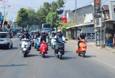 Dandim 0821 Lumajang Ikuti El-Aly Riding Scooterist Sarungan dalam Rangka Haul