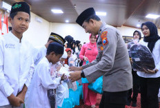 Peringati Hari Bhayangkara ke-80, Kapolres Ngawi Santuni Anak Yatim 
