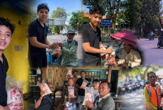 Mas Nur Community Bagikan Beras ke Warga Kurang Mampu di Lamongan