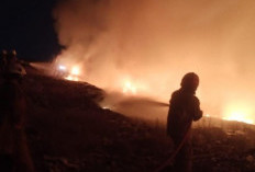 TPA Benowo Surabaya Kebakaran Akibat Flare Suporter